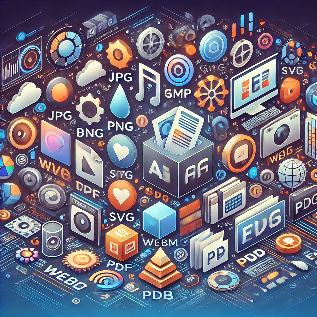 Explore various image formats like JPG, PNG, GIF, WEBP, and more, with WebKiTools, Free online image conversion tools for quick and efficient format changes